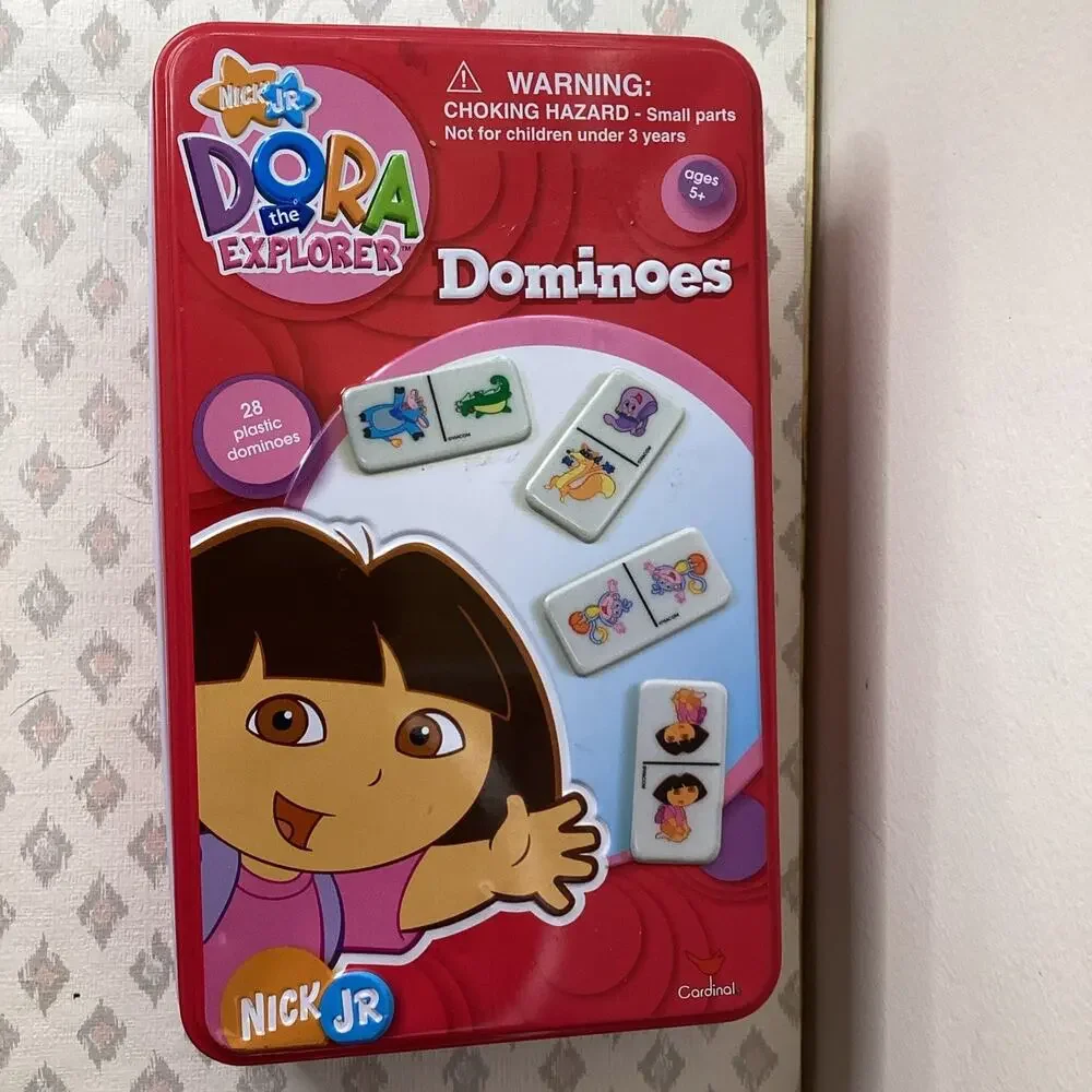 Dora The Explorer Dominoes W/ Tin- Nick jr